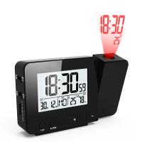 Despertador Digital fecha función de repetición retroiluminación reloj proyector de pared mesa de escritorio reloj Led con proyección de tiempo - details 0