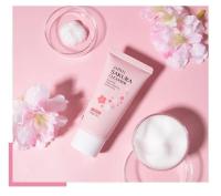 Crema de espuma Sakura Riche, limpieza profunda para rostro graso, crema hidratante suave con pimienta negra - details 8