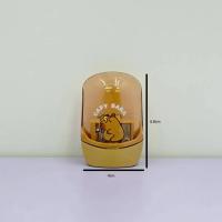 Capybara-afilador de lápices de doble agujero para niños, mini cuchillo de dibujos animados, baratijas de escritorio de plástico, regalo de papelería, creativo, 20 piezas por juego - details 3
