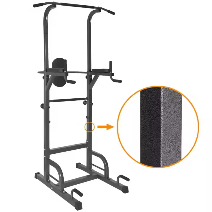 ESTACIÓN DE FITNESS, TORRE DE TRACCIÓN, MULTIFUNCIÓN, GRUPO DE PESAS, ENTRENAMIENTO EN CASA, ACERO DE ALTA CALIDAD, ENVÍO DESDE EUROPA, PESO SOPORTABLE 200KG - 1