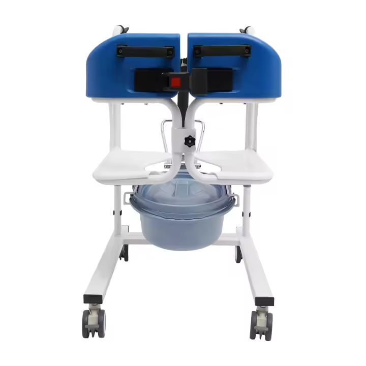 Silla de ruedas hidráulica de elevación para pacientes para el hogar, familias de sillas de ruedas de transporte, residencias de ancianos y hospitales 61*51 cm/24*20,1 pulgadas - 1