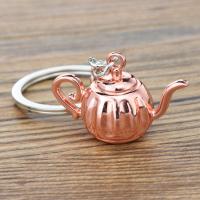 Llavero de Metal 3D creativo con forma de cafetera, Mini llavero con mango de café, llavero creativo con forma de jarra Moka, colgante pequeño - details 45
