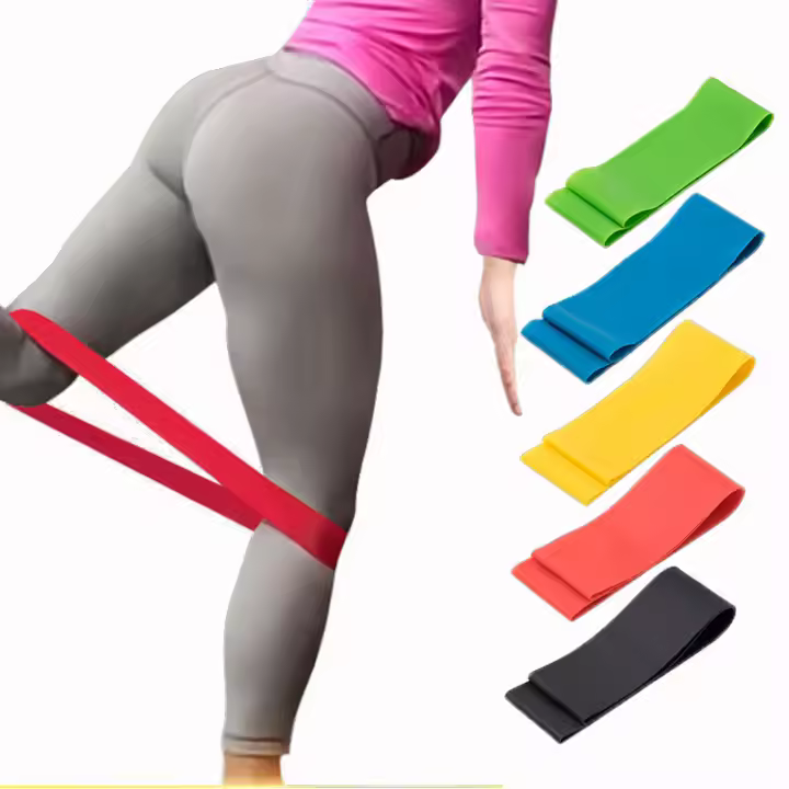 Bandas elásticas de resistencia para Yoga, gimnasio, goma Fiess, equipo de ejercicio para Crossfit, entrenamiento de fuerza - 1
