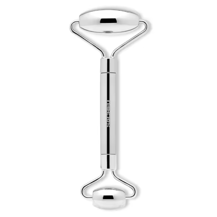 Rodillo facial de acero inoxidable para cara y ojos, rodillo facial de Metal para ayudar a reducir la hinchazón, enfriamiento de doble cara - 1