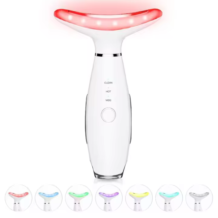 Herramienta de Belleza para el Cuello Tratamiento Nuevo, Masaje de Vibración, Pequeña Placa para Elevar el Cuello, Herramienta de Cuidado de la Piel Facial - 1