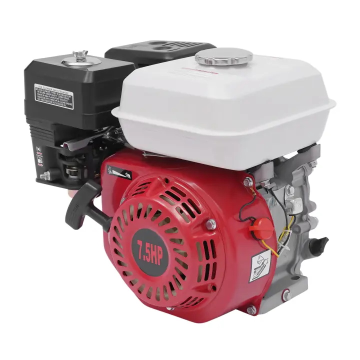 Motor de gasolina de 4 tiempos de 7,5 CV, motor de karts, motor monocilindro con refrigeración por aire, 5100 W, 215 cc - 1