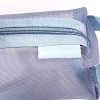 Bolsa De Cosméticos Con Manija De Malla Transparente Bolsa De Viaje Para Maquillaje Portátil Y Organizador De Almacenamiento - details 4