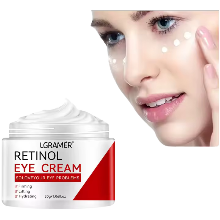 Crema de Ojos de Retinol Ilumina Ojeras Refirma la Piel Reparación Instantánea de Ojos - 1