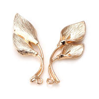 Colgantes de Encanto de Calla de Bronce Dorado 18K 10PCS de Alta Calidad Ideal para Joyería DIY - details 1