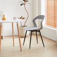 EGOONM-Juego de 4 sillas de comedor Escandinavia, muebles para comedor, silla de diseño nórdico, sillas creativas con respaldo para el hogar - details 4
