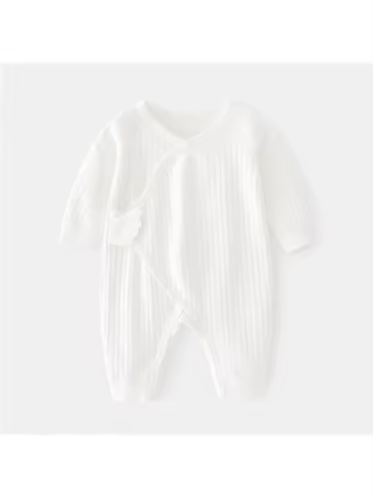 Rompe de Algodón para Bebé Recién Nacido Ropa Infantil Casual de Primavera Otoño Tallas 0-6M - 1
