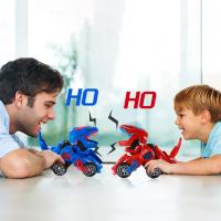 Transformador de Coche con Luces y Música, Dinosaurio, Juguetes Infantiles, Regalos - details 5