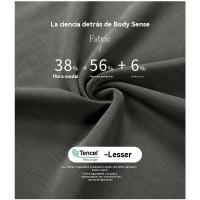 Pantalones de pierna recta sueltos con capa de aire lavados con arena, pantalones de yoga deportivos desnudos de cintura alta modales para mujer - details 7