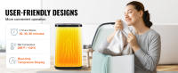 SucceBuy Cubo calentador de toallas grande, pantalla LED, temporizador ajustable, apagado automático, para toallas de baño, albornoces, mantas - details 0