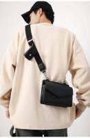 Bolso cuadrado pequeño oscuro Trend Bolso combinado 2 en 1 Bolso de la caja del sobre de cuero de los hombres y las mujeres Bolso pequeño bandolera - details 17