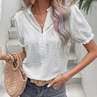 Elegante Camisa de Verano para Mujer Manga Corta, Estilo Coreano Moderno, Moda Casual para Mujeres Jóvenes - details 6
