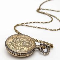 Reloj de Pulsera de Cuarzo Hueco de Tigre de Bronce de Lujo Premium Unisex Correa de Cuero - details 6