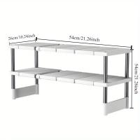 Estante de lactancia Expanda de acero inoxidable, funcionalidad multicapa de cocina para especias y condimentos - details 4