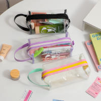 Bolsa De Cosméticos PVC Transparente Grande Organizador De Maquillaje Para Mujeres Estuche Para Lápices Y Bolígrafos Para Estudiantes - details 8