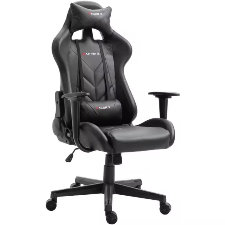 Racing Sillón Gamer Profesional Videojuegos,Ordenador, Oficina, Escritorio. Reposabrazos. Cojín - 1