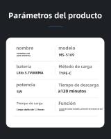 Maquinilla de Pelo Eléctrica Silenciosa Impermeable Integral para Hombres De Empuje para Depilación - details 11