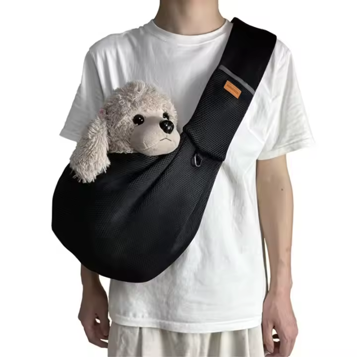 Bolsa para mascotas VIES cruzada de malla de poliéster transpirable para exteriores - 1