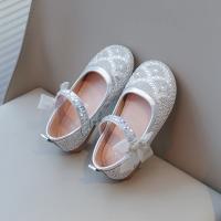 Zapatos de cuero para niñas, zapatos de vestir para niños, fiesta de boda, diamantes de imitación con pajarita de encaje, zapatos planos de princesa, Mary Janes dulce - details 10