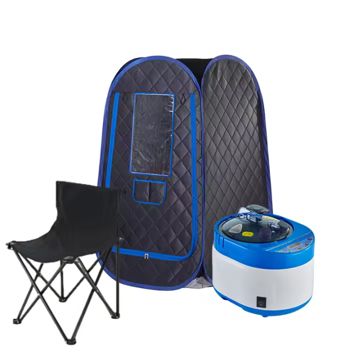 Sauna portátil de cuerpo completo para personas, tienda de Spa de Sauna de plegado rápido con Control remoto, vaporizador grande de 4 L - 1