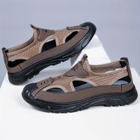Nuevos zapatos sin cordones de malla transpirable de verano para hombre, perfectos para conducir, actividades al aire libre y la playa. - details 0