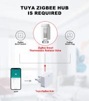 GIRIER-Válvula de radiador termostático inteligente TRV, controlador de temperatura programable ZigBee, termostato inteligente, compatible con Alexa - details 13