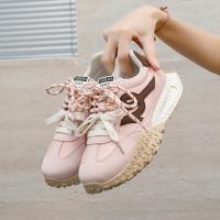 Zapatos de entrenamiento alemanes con suela de plataforma para mujer 2025 primavera nuevo color a juego Forrest Gump zapatos casual versátil antideslizante correr deportes papá zapatos - details 12