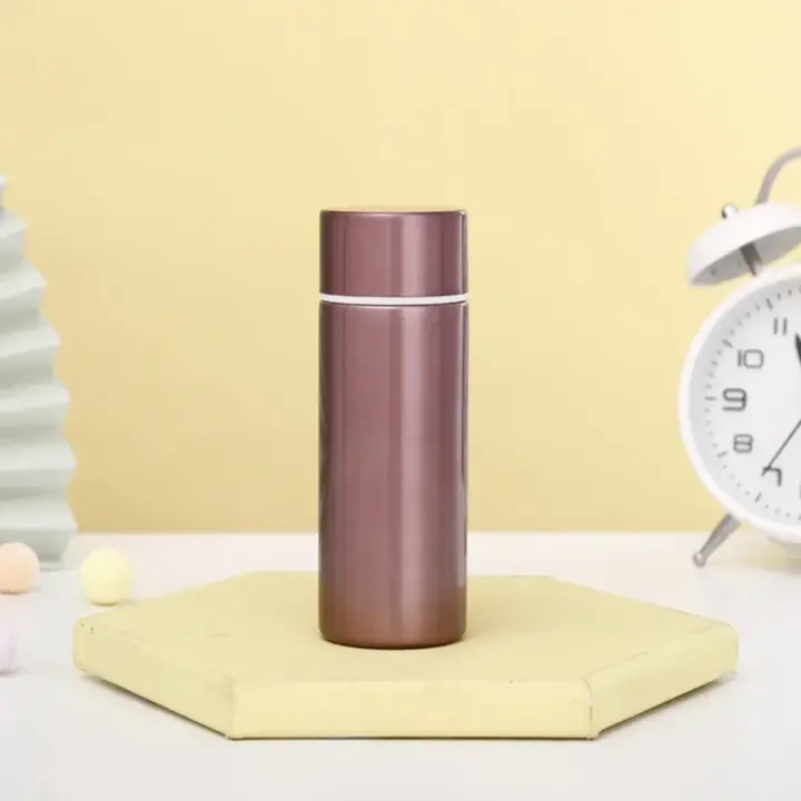 Mini termo portátil de acero inoxidable, botella de agua para bebidas, taza pequeña de café, 120ml - 1