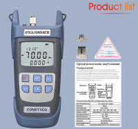 Kit de herramientas de probador de Cable de fibra óptica FTTH (opcional), medidor de potencia óptica (OPM -70 ~ + 10dBm) y Localizador Visual de Fallas (30/1/10/20/50mw VFL) - details 10