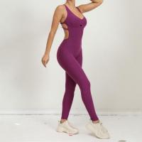 Mallas deportivas ahuecadas plisadas para otoño e invierno, conjunto de mono de Yoga, Leggings deportivos sin espalda que se abrazan al cuerpo, nuevo - details 16