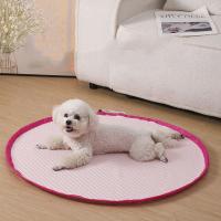 Funda de cama ajustable para perro, transpirable, redonda, para verano, colcha para cachorro, cojín multifuncional para dormir para mascotas, interior - details 5