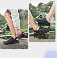 Zapatos de agujero transfronterizo para hombres y mujeres versión coreana transpirable al aire libre hueco ocio playa vadear zapatillas frías suela suave de suela gruesa - details 28