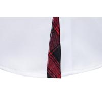 Camisas Negras Suaves de Algodón-Poliéster para Hombre Ropa Elegante Casual con Manga Larga y de Cachemira Azul - details 5