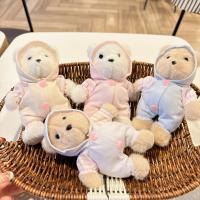 LLavero de adornos colgantes de dibujos animados, muñeco de peluche con colgante de oso de tela bonito de celebridad de Internet - details 5