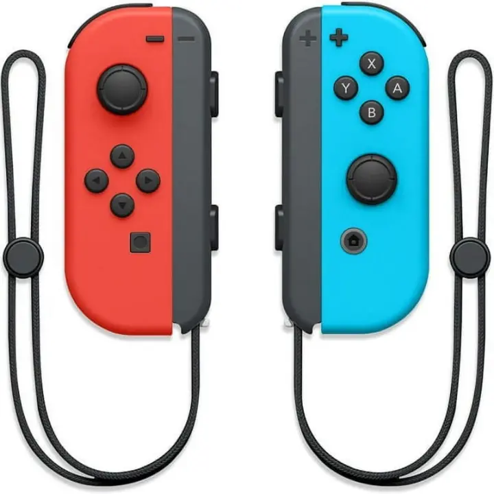 Controlador para Switch Joypad, Joypads mejorados para Switch Sports Game- Neon Red/Neon Blue Wireless Game Joypad - 1