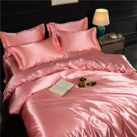 Sábana de Terciopelo de Lujo Emulación Cubierta de Edredón de Gran Tamaño Manta de Color Sólido de Alta Calidad para Cama Doble Queen y King - details 17