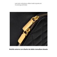 2025 nueva mochila para mujer, pequeña cadena de viento fragante, mochila con textura, bolsa de viaje para ir al trabajo, mochila pequeña - details 14