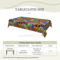 Mantel rectangular Hippie wer para fiesta, manteles impermeables para mesa de comedor, cocina, decoración del hogar - details 85