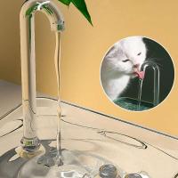 Fuente con filtro automático para gatos, bebedero eléctrico transparente con filtro de recirculación silencioso, USB, dispensador de agua - details 3