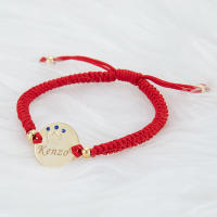 MIYOCAR-pulsera con nombre para bebé, brazalete con nombre personalizado, chapado en oro y plata de 14 quilates, 14k - details 3