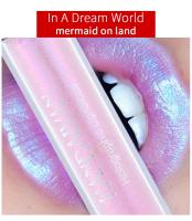 Brillo de labios líquido polarizado de sirena, hidratante con acabado de brillo brillante, largo desgaste, ligero, transparente e hidratante - details 1