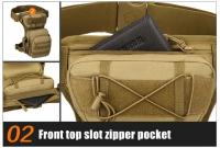 Bolsa táctica de cinturón utilitario para pierna de combate para hombres - details 8