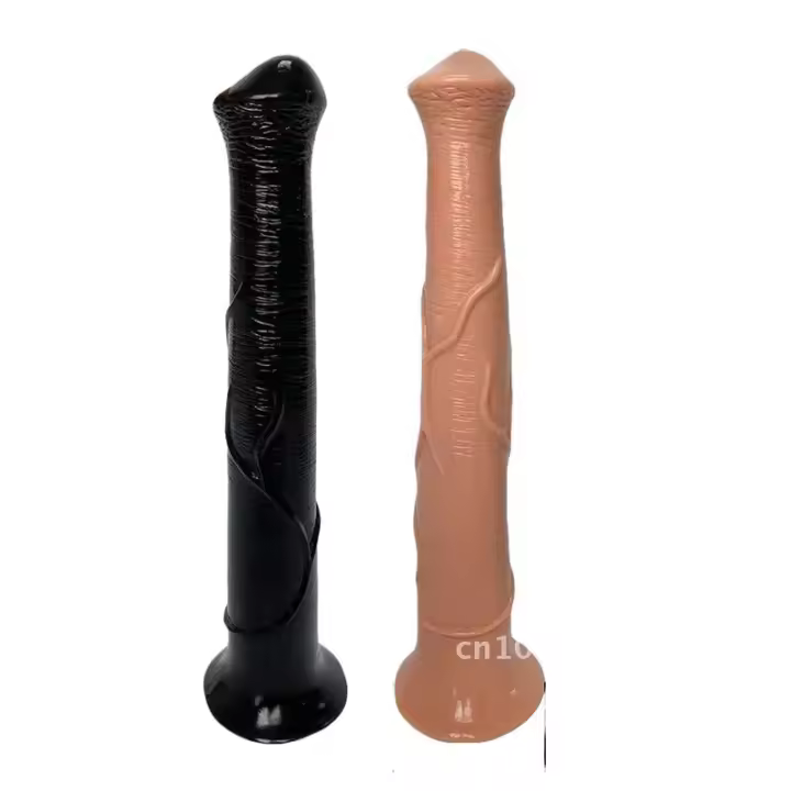 Embalaje privado, consolador de caballo Animal realista Sexy, masturbador femenino, Juguetes sexuales anales para adultos, succión de empuje, dos para parejas, Phalos Cup - 1