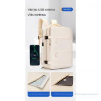 Mochila de viaje impermeable para armario de avión con compartimento para zapatos transpirable y espacioso - details 3