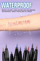 HANDAIYAN lápiz de ojos nacarado, delineador de ojos líquido metálico extremadamente fino, eyeliner waterproof, resistente al agua y duradero, sin manchas de Maquillaje Mujer lapiz de ojos - details 6