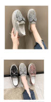Zapatillas para Mujer de Tamaño Grande Primavera 2025 Suela Gruesa con Cordón de Diamantes de Imitación Estilo Coreano Casual para Estudiantes - details 8